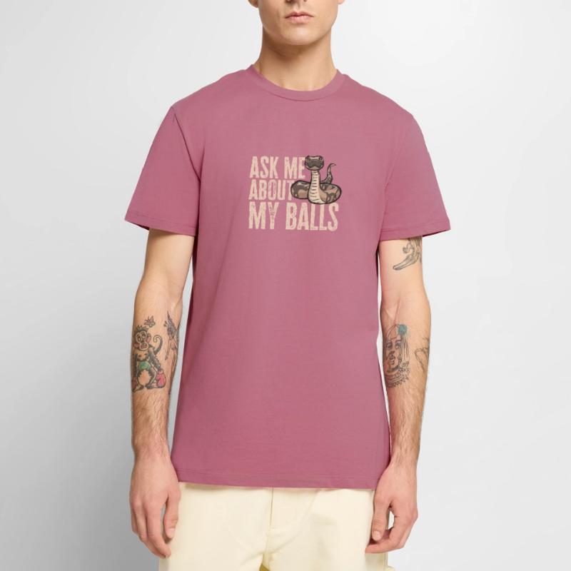 Ball Python Snake King Python Men's Premium Organic T-Shirt