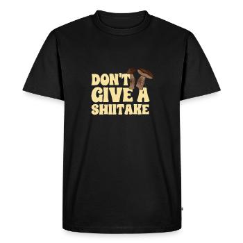 Cueillette de champignons Cueillette de champignons Cueillette de champignons - T-shirt Premium bio Homme - noir - Devant - Nico (187cm)
