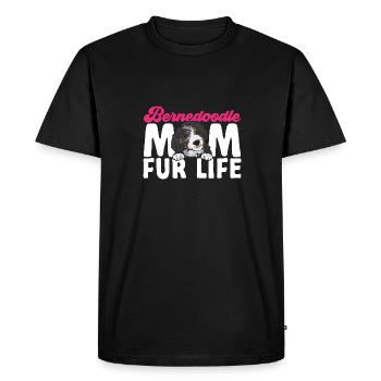 Chien Bernedoodle - T-shirt Premium bio Homme - noir - Devant - Nico (187cm)