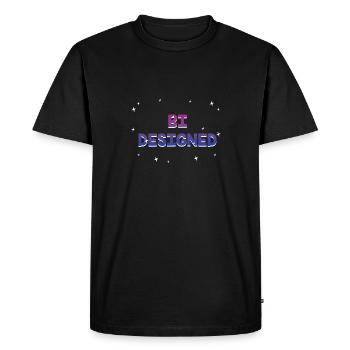 Bi conçu Bisexual Pride Mois Bi Pride LGBT - T-shirt Premium bio Homme - noir - Devant - Nico (187cm)