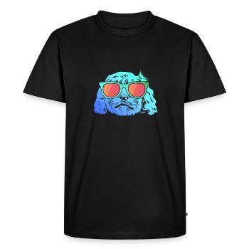 Cockapoo Dog - Men's Premium Organic T-Shirt - black - Front - Nico (187cm)