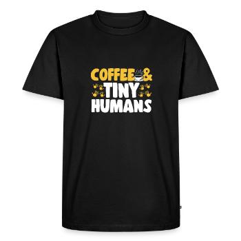 Éducateur d’enseignants en garderie - T-shirt Premium bio Homme - noir - Devant - Nico (187cm)