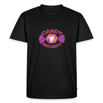 Candy Security Kids Parents Matching Anniversaire - T-shirt Premium bio Homme - noir - Devant - Nico (187cm)