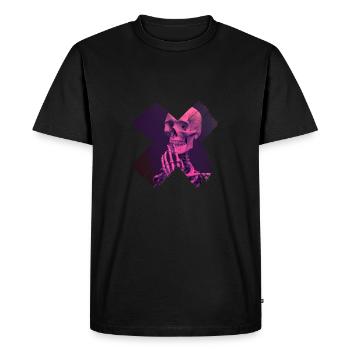 Skull - T-shirt Premium bio Homme - noir - Devant - Nico (187cm)