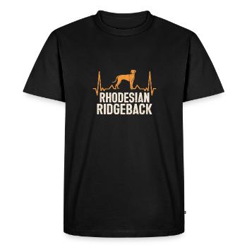 Rhodesian Ridgeback Dog - Men's Premium Organic T-Shirt - black - Front - Nico (187cm)