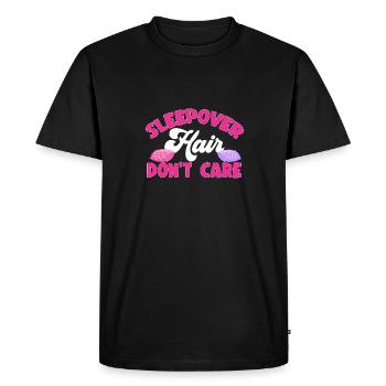 Soirée pyjama pyjama soirée pyjama - T-shirt Premium bio Homme - noir - Devant - Nico (187cm)