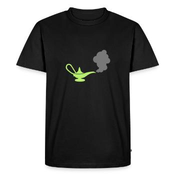 Magic lamp - T-shirt Premium bio Homme - noir - Devant - Nico (187cm)