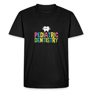 Paediatric Dentistry Pediatric Dentist Dental Hygienics - Men's Premium Organic T-Shirt - black - Front - Nico (187cm)