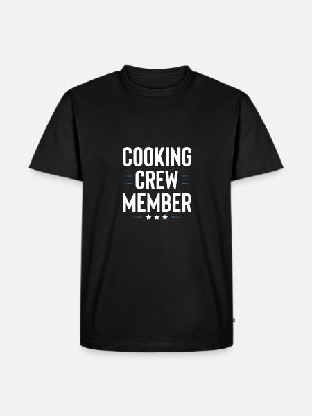 Cooking Crew - Men's Premium Organic T-Shirt - black
