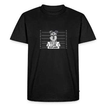 Schnauzer nain Chien Schnauzer - T-shirt Premium bio Homme - noir - Devant - Nico (187cm)