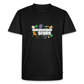 Shenanigans & Scrubs Infirmière urgente Médecin St. - T-shirt Premium bio Homme - noir - Devant - Nico (187cm)