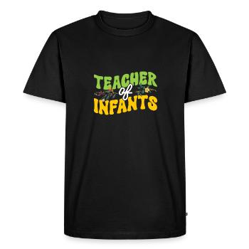 Kindergarten Teacher Daycare Center Educator - Men's Premium Organic T-Shirt - black - Front - Nico (187cm)