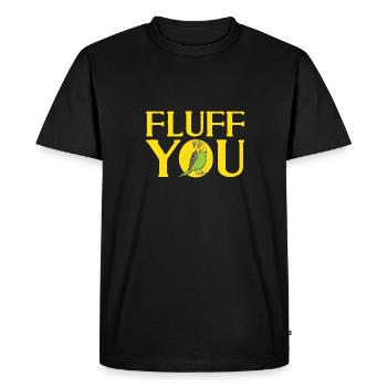 Budgerigar Perruche Oiseau Cadeau pour animaux de compagnie - T-shirt Premium bio Homme - noir - Devant - Nico (187cm)