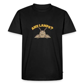 Moths Insect Collector Entomologist - Men's Premium Organic T-Shirt - black - Front - Nico (187cm)