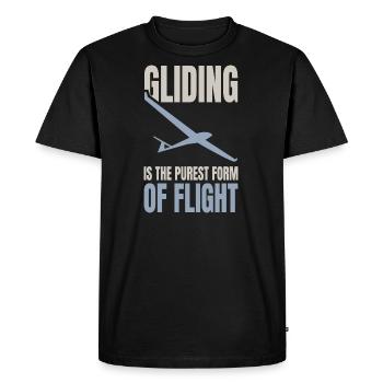 Les voiliers | Cadeau de vol à voile des pilotes - T-shirt Premium bio Homme - noir - Devant - Nico (187cm)