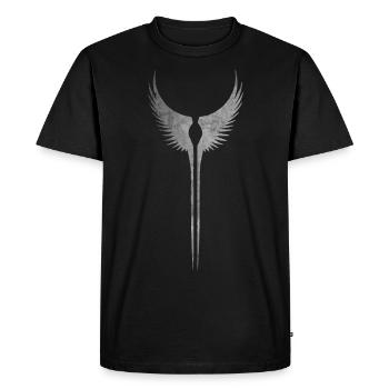 Valkyrie Wings, Valhalla, Odin, Thor, Loki, Wiking - T-shirt Premium bio Homme - noir - Devant - Nico (187cm)