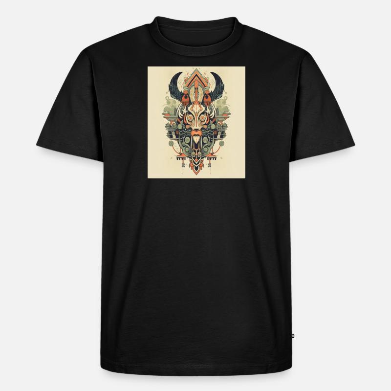 DER BUFFLE - Männer Premium Bio T-Shirt - Schwarz