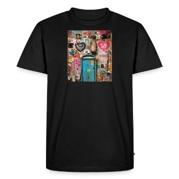 SPIRIT OF WALL STREET ART - T-shirt Premium bio Homme - noir - Devant - Nico (187cm)