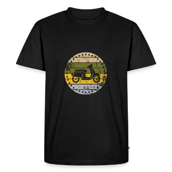Moto - T-shirt Premium bio Homme - noir - Devant - Nico (187cm)
