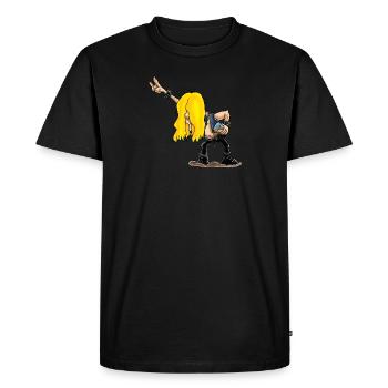 Métal lourd - T-shirt Premium bio Homme - noir - Devant - Nico (187cm)