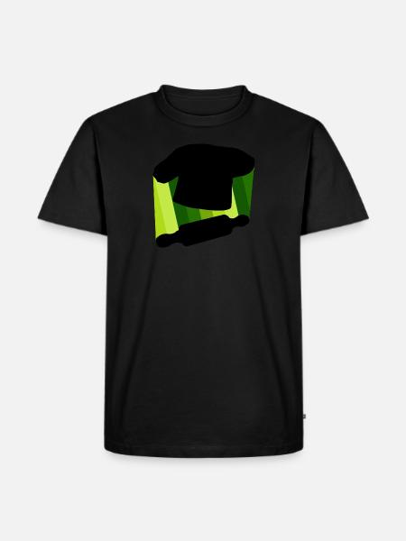 Bäcker Bäckerei - Männer Premium Bio T-Shirt - Schwarz