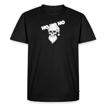 HoHohHo Skull Shirt - Sweat à capuche - Bébé - Enfant - T-shirt Premium bio Homme - noir - Devant - Nico (187cm)