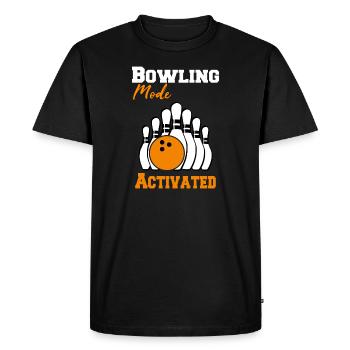 Bowling Bowling Bowling - T-shirt Premium bio Homme - noir - Devant - Nico (187cm)