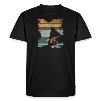 dinosaure - T-shirt Premium bio Homme - noir - Devant - Nico (187cm)