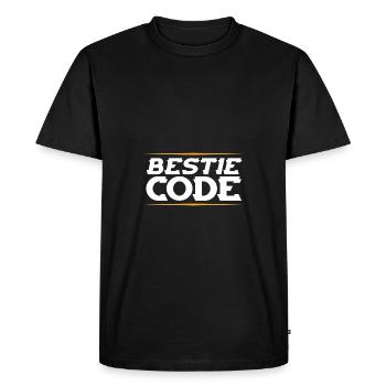 Code de la bête - T-shirt Premium bio Homme - noir - Devant - Nico (187cm)