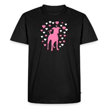 Pinscher - T-shirt Premium bio Homme - noir - Devant - Nico (187cm)