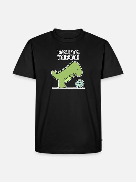 volleyball - Men's Premium Organic T-Shirt - black