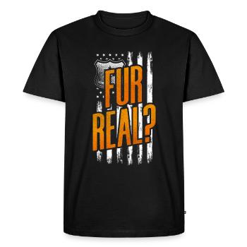 Animal Control Officer Funny Quote - Men's Premium Organic T-Shirt - black - Front - Nico (187cm)