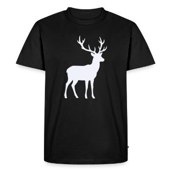 reh_rehlein- - T-shirt Premium bio Homme - noir - Devant - Nico (187cm)