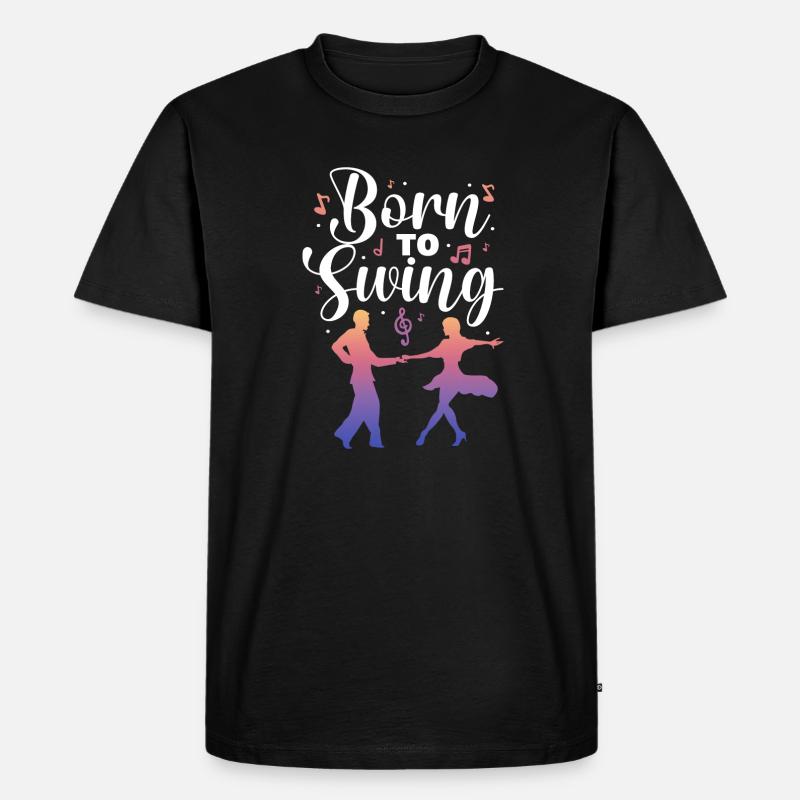 Né pour se balancer - T-shirt Premium bio Homme - noir