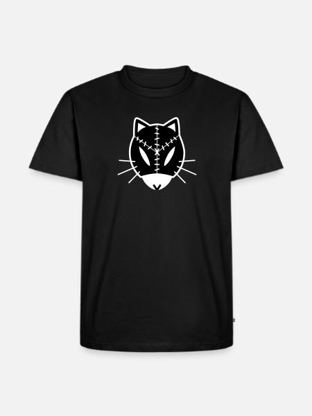 Catkuroeil - Men's Premium Organic T-Shirt - black