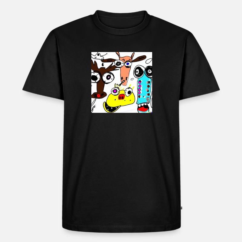 example com - Männer Premium Bio T-Shirt - Schwarz