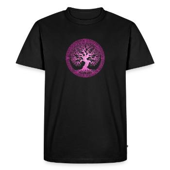 Vikings Yggdrasil Irminsul - T-shirt Premium bio Homme - noir - Devant - Nico (187cm)