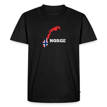 Norvège Orignal Scandinavie - T-shirt Premium bio Homme - noir - Devant - Nico (187cm)