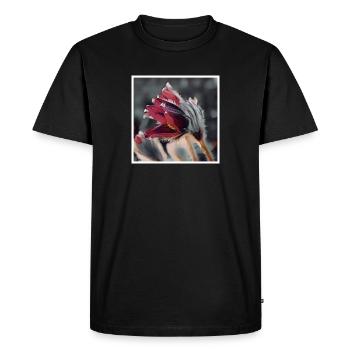Pince de cuisine Art Floral - T-shirt Premium bio Homme - noir - Devant - Nico (187cm)
