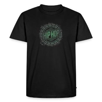 hiphop - T-shirt Premium bio Homme - noir - Devant - Nico (187cm)