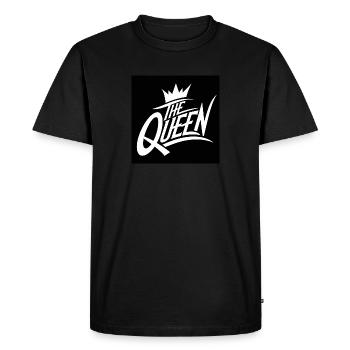 La Reine - T-shirt Premium bio Homme - noir - Devant - Nico (187cm)