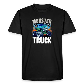 monster truck - T-shirt Premium bio Homme - noir - Devant - Nico (187cm)
