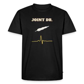 Joint Dr. Bags Stoner Humor 420 Stoner Bag Hero - Men's Premium Organic T-Shirt - black - Front - Nico (187cm)