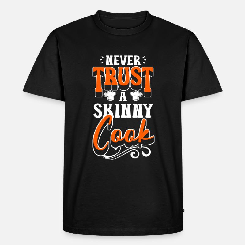 Koch Kochkunst - Männer Premium Bio T-Shirt - Schwarz