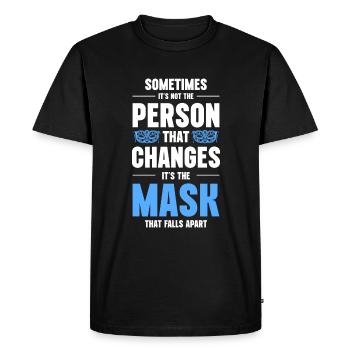 Défilé de costumes de masque masqués - T-shirt Premium bio Homme - noir - Devant - Nico (187cm)