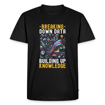 Data Science, Data Analysis, Machine Learning, Data - Men's Premium Organic T-Shirt - black - Front - Nico (187cm)