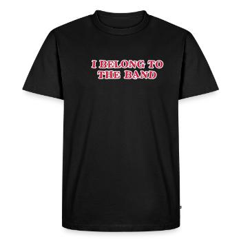 i_belong_to_the_band - T-shirt Premium bio Homme - noir - Devant - Nico (187cm)