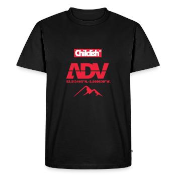 Childish ADV - Men's Premium Organic T-Shirt - black - Front - Nico (187cm)