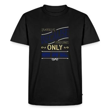 armbar kung fu cadeau arts martiaux jujutsu citation - T-shirt Premium bio Homme - noir - Devant - Nico (187cm)