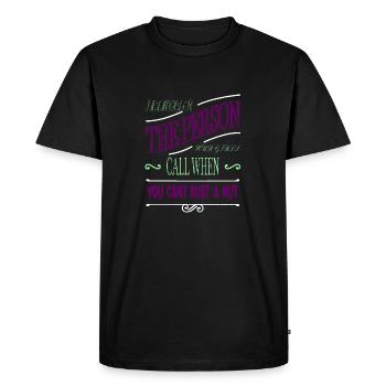cadeau geek baseballcoffeemug dictons blagues réparation - T-shirt Premium bio Homme - noir - Devant - Nico (187cm)
